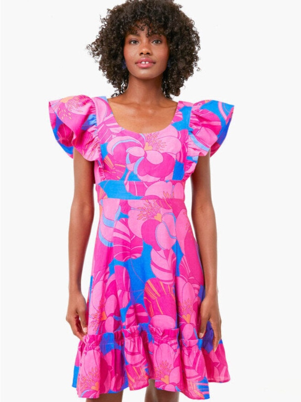 Tuckernuck x Cameran Eubanks Wimberly Wild Azalea Edisto Dress size S - Picture 3 of 11